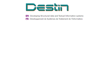 Tablet Screenshot of destin-informatique.com